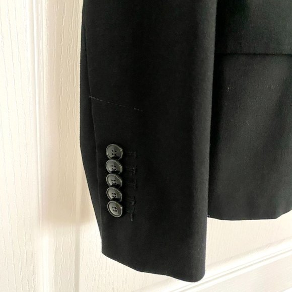 Zara Black Single Breasted One Button Blazer Size 4 - Picture 13 of 13